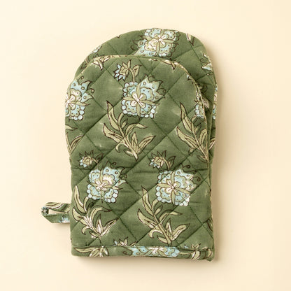 Elowen Block Print Oven Mitt