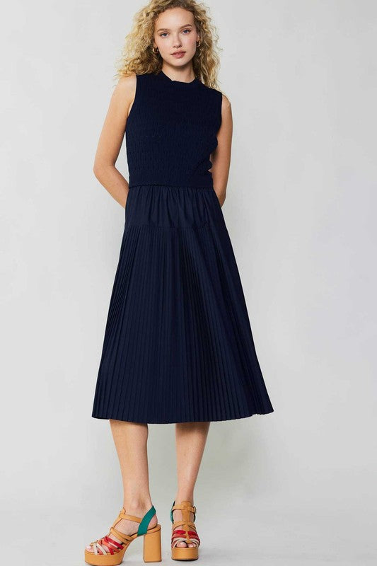 Sleeveless Sweater Dress