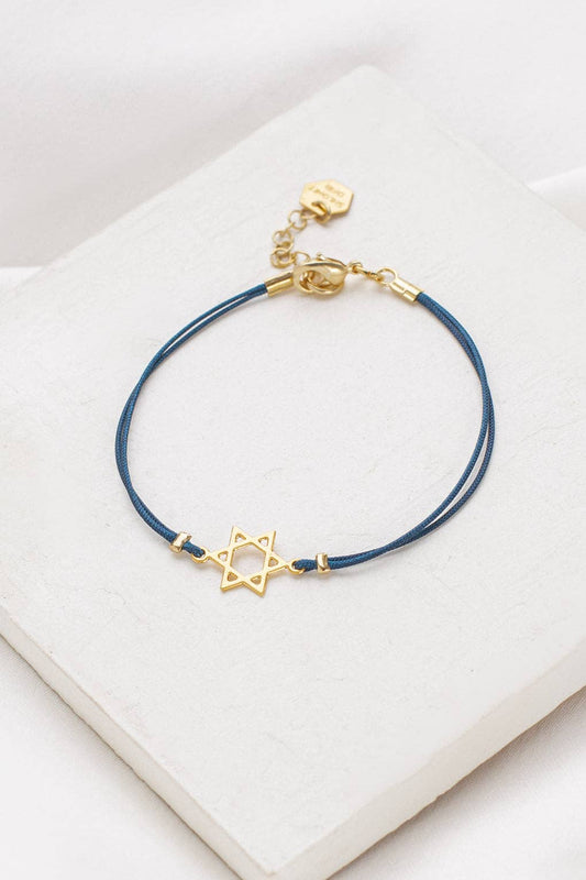 Star of David String Bracelet