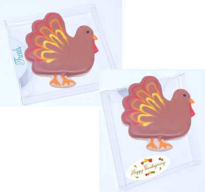 Thanksgiving Turkey Royal Icing Cookies