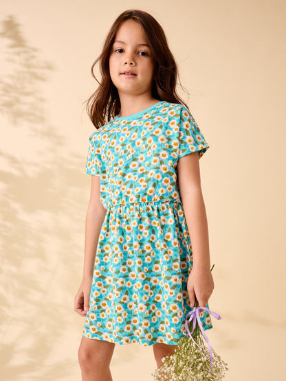 Short Sleeve Twirl Dress