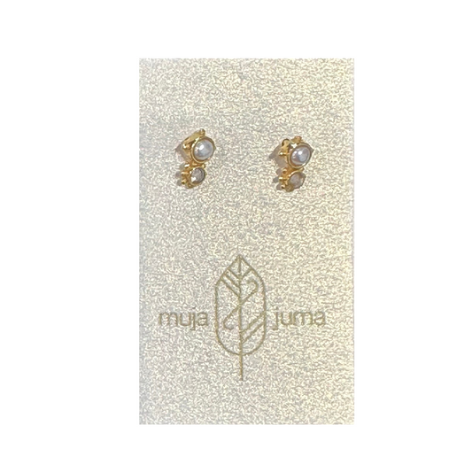 Muja Double Stud Earrings