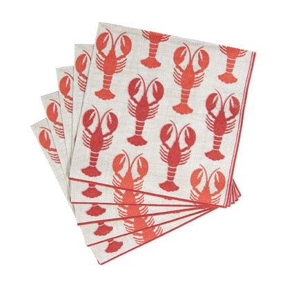 Lobsters Luncheon Napkins