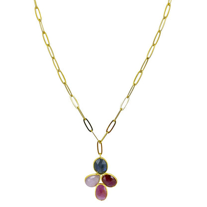 Johri Sapphire Chain Necklace