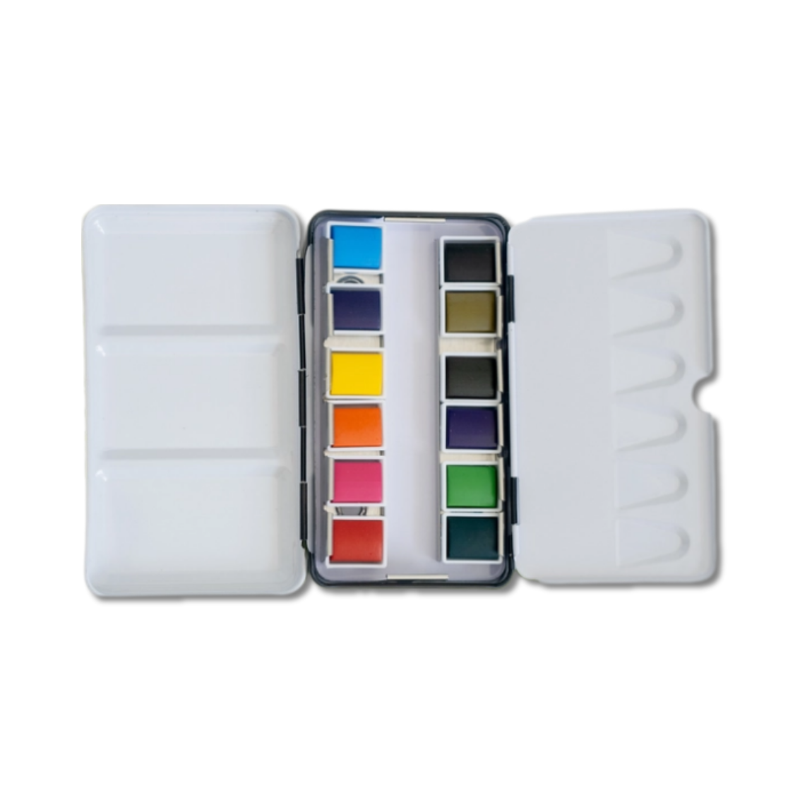 12 Color Mini-Travel Watercolor Palette