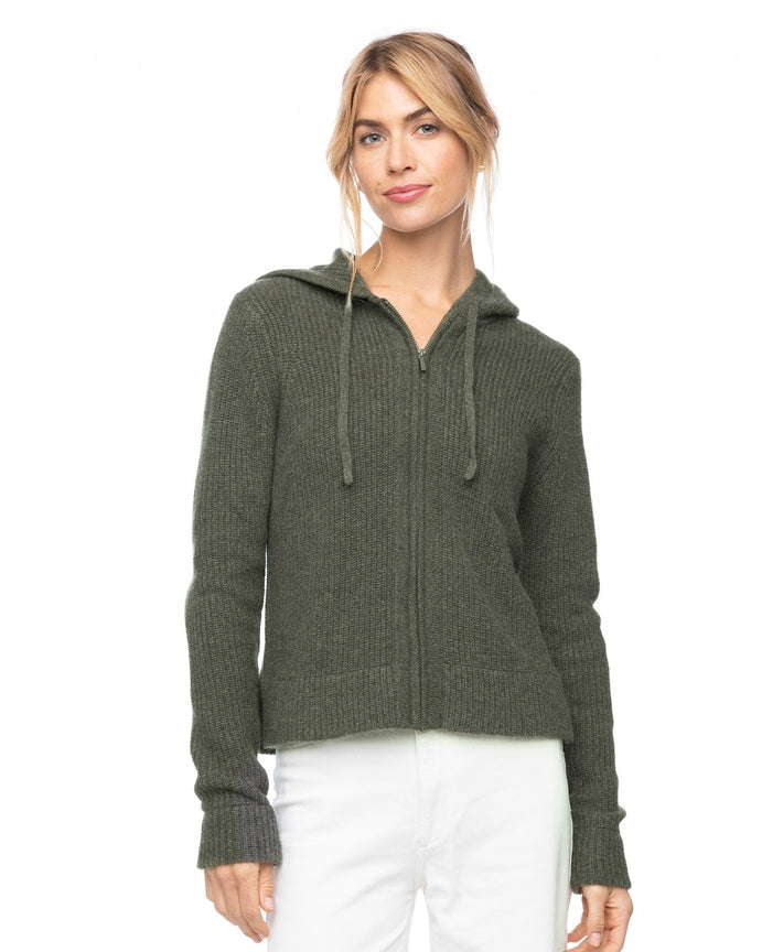 Cashmere Fisherman Hoodie