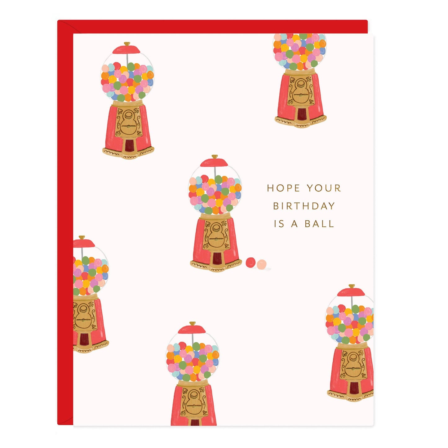 Gumball Machine Birthday Card