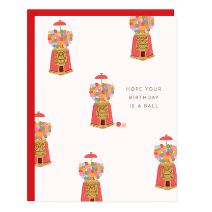 Gumball Machine Birthday Card