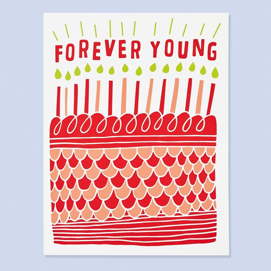 Forever Young Birthday Card