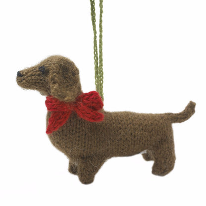 Dachshund Christmas Ornament