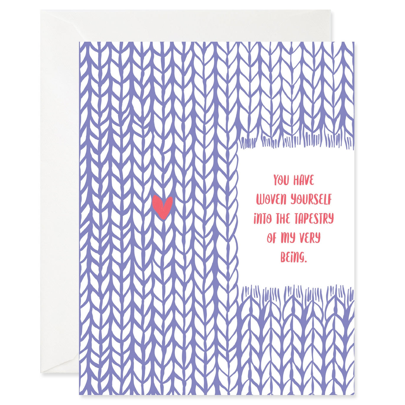 Woven Love Card