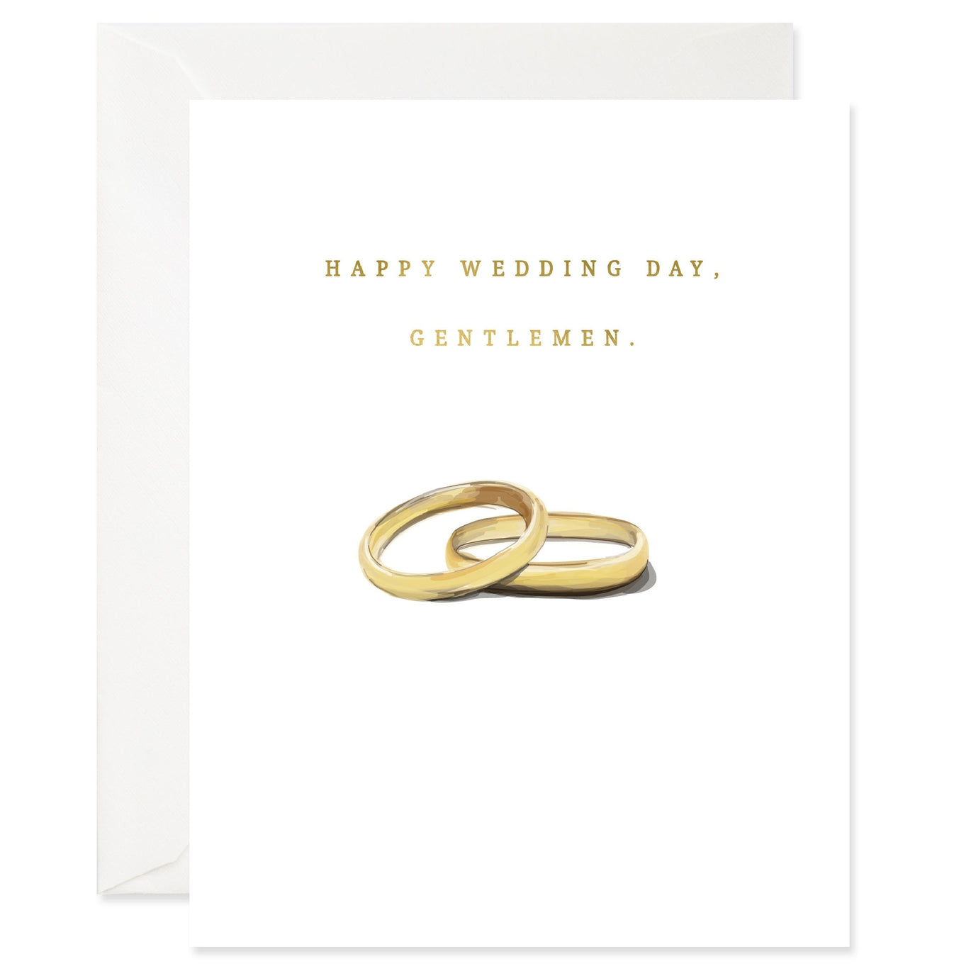 Gentlemen's Wedding Day Card
