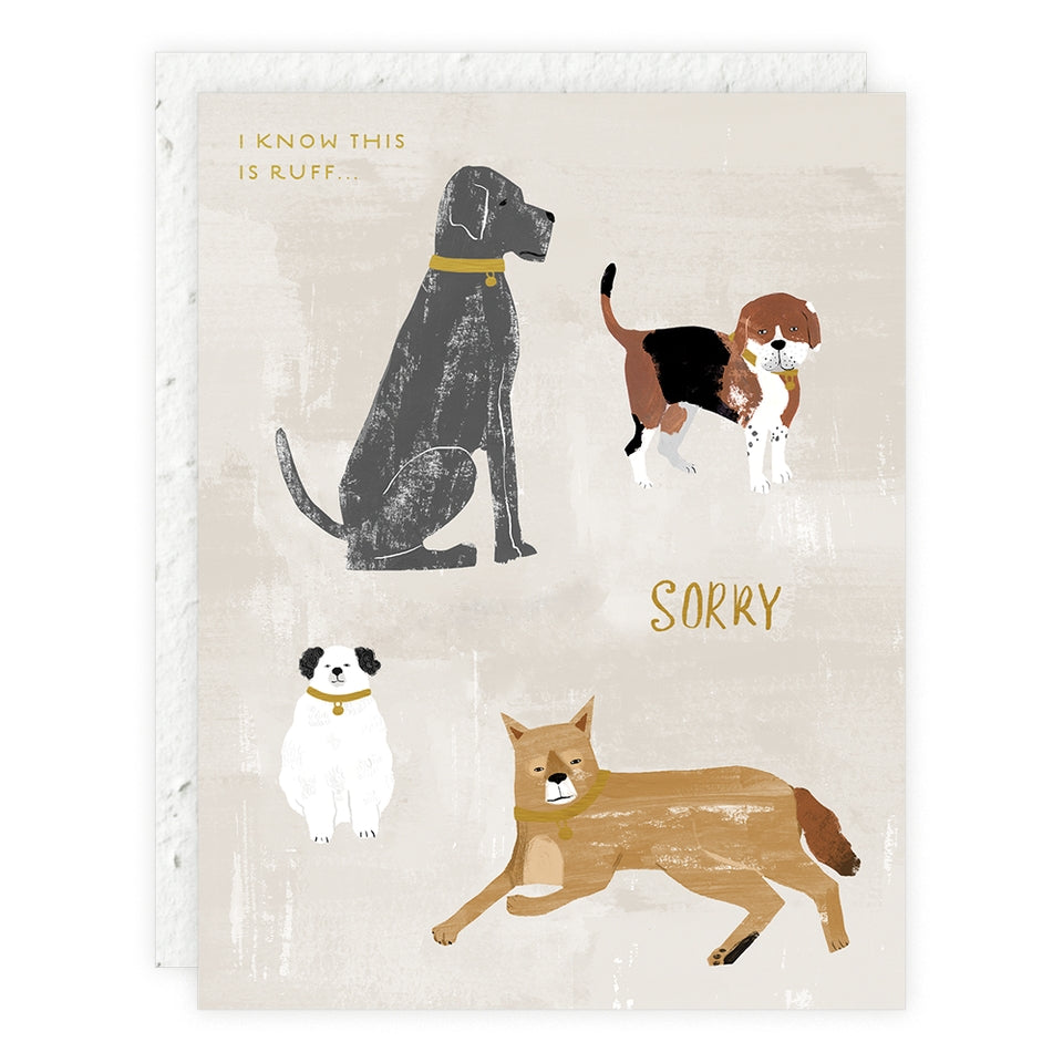 Plantable Card - Ruff Pet Sympathy