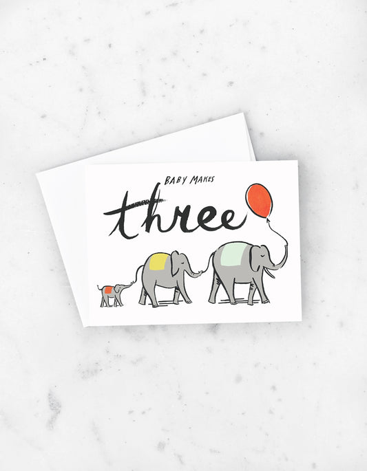 Baby Makes 3 Card