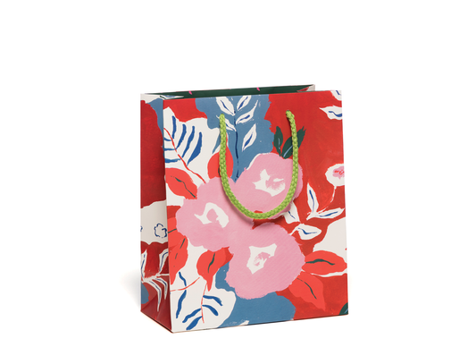 Ruby Red Flower Medium Gift Bag
