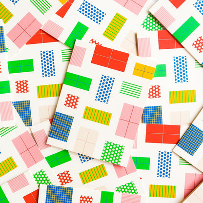 Gifts Pattern Greeting Card