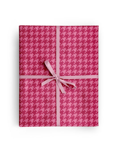 Houndstooth Valentine Wrapping Paper