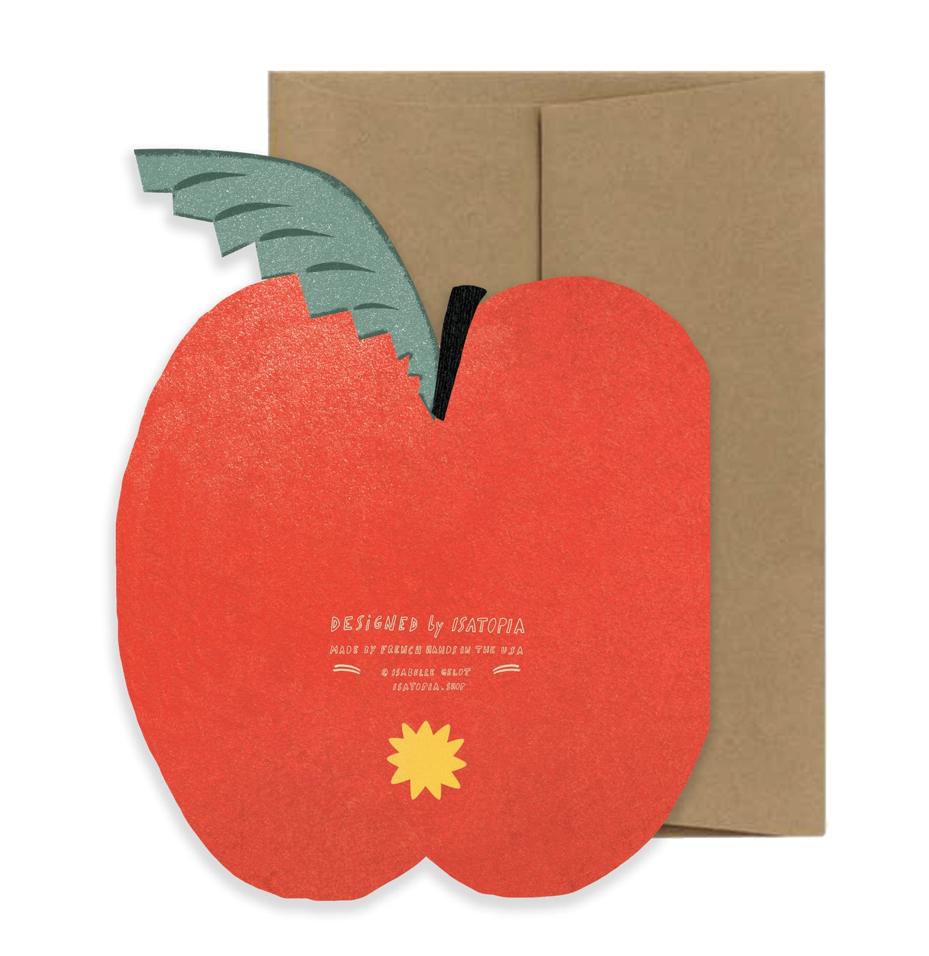 Big Apple Die Cut Card