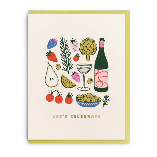 Let's Celebrate Charcuterie Congrats Card