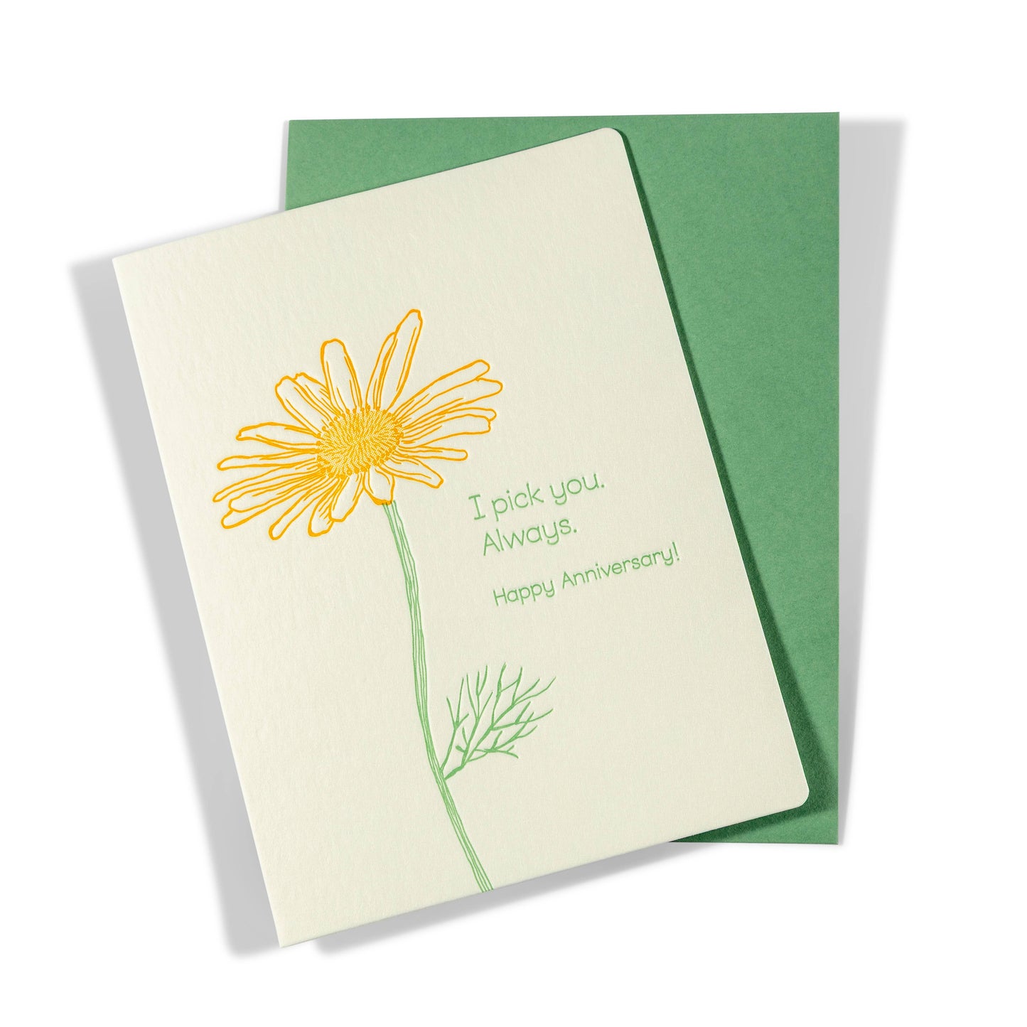 Pick You Anniversary Card