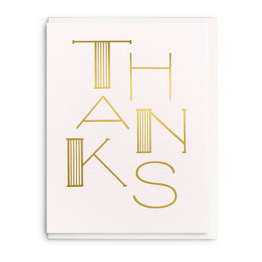 Thank You Gold-Foil Card