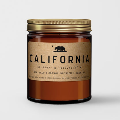 California Golden State Natural Wax Scented Candle