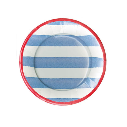 Cafe Stripe Dessert Plates