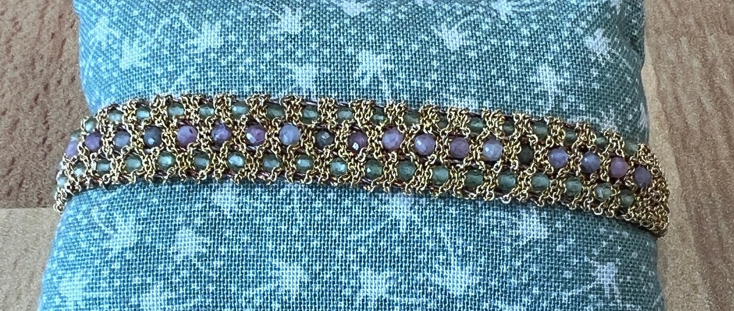 Muamara Star Mini Peridot/Tourmaline Bracelet