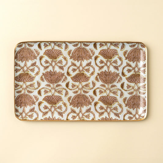 Loti Decorative Enameled Tray