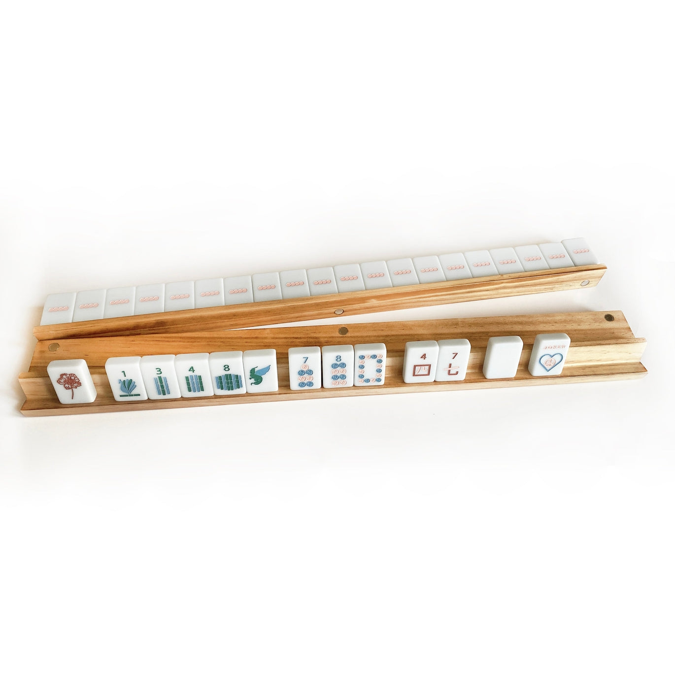 Mahjong Racks & Pushers Set