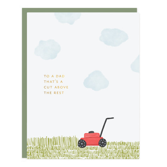 Dad Mower Card