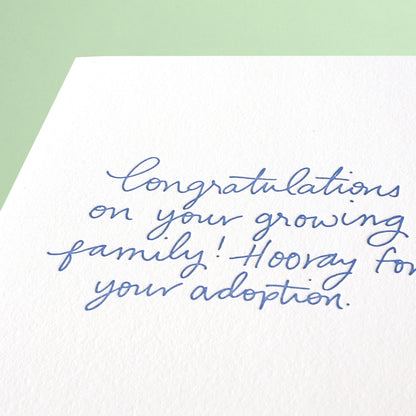 Congratulations On Your Adoption Greeting Card
