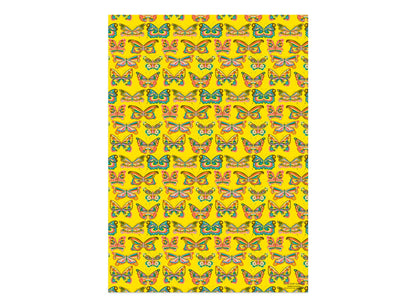 Psychedelic Butterfly Wrapping Paper Roll