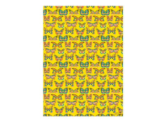 Psychedelic Butterfly Wrapping Paper Roll