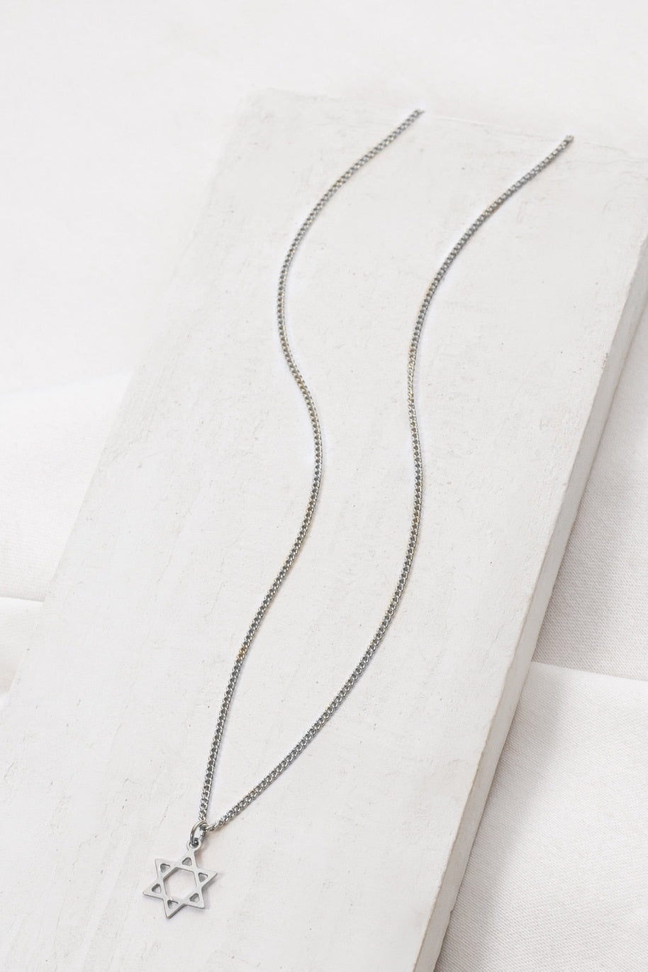 Tiny Star of David Necklace for Kids