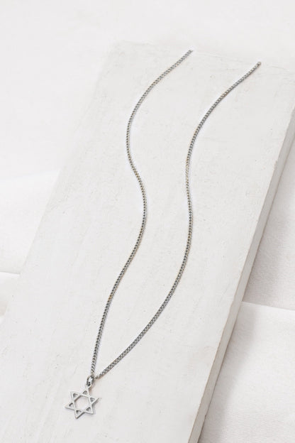 Tiny Star of David Necklace for Kids