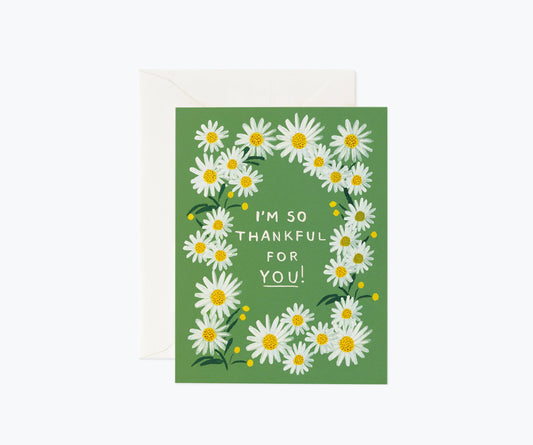 Daisies Thankful for You Card