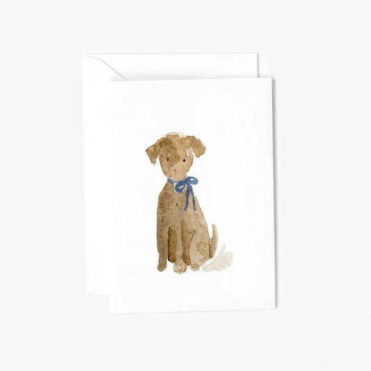 Puppy Dog Mini Notecard