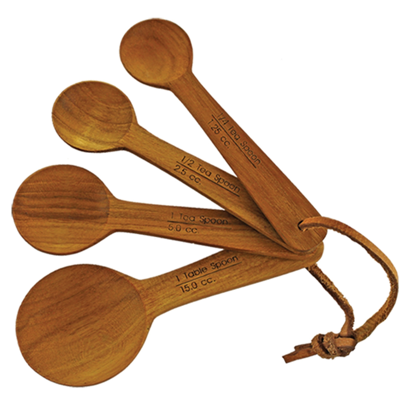 Be Home Teak Measuring Spoons - Thumbnail 5