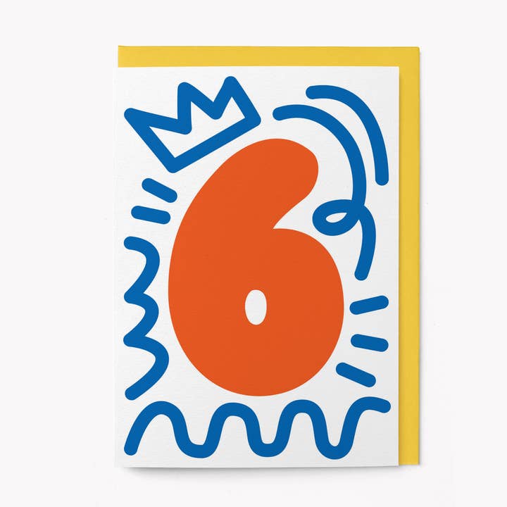 6th Birthday Card