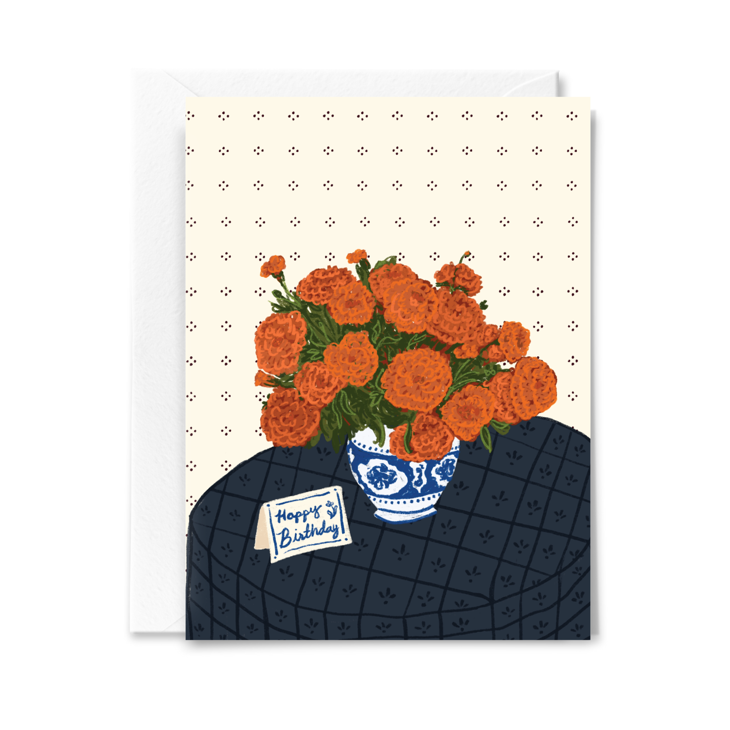 Marigolds Birthday Card