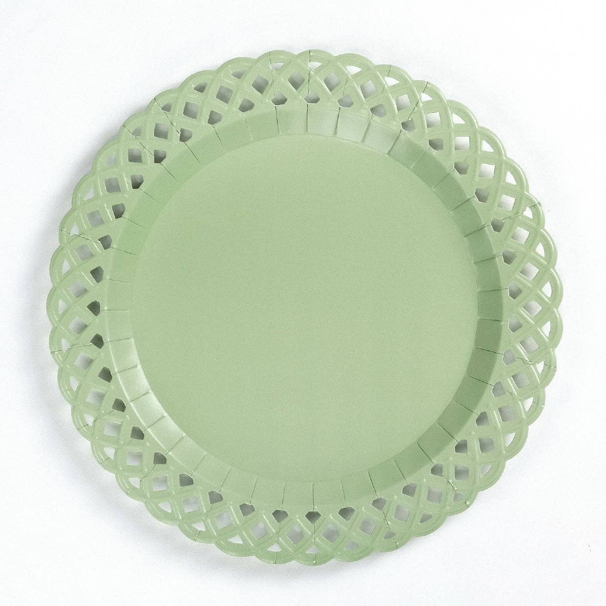 Basketweave Dinner Plates
