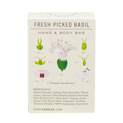 Fresh Picked Basil - Plant the Box Bar Soap - 7 oz