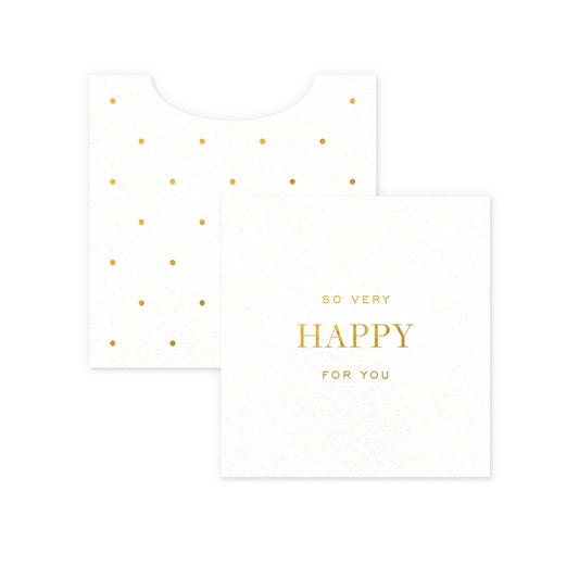 Happy For You Mini Enclosure Card