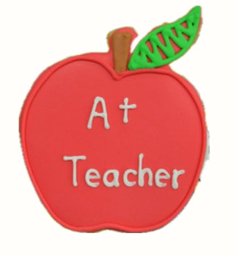 A+ Teacher Apple Cookie
