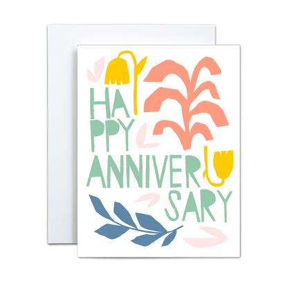 Anniversary Floral Card