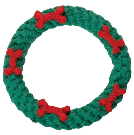 Green Ring Dog Rope Toy