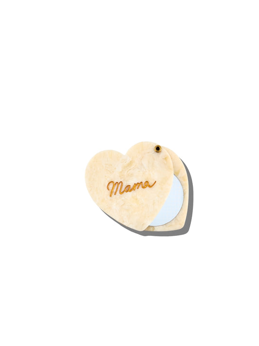 Mama Heart Compact Mirror