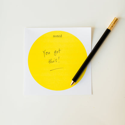 Yellow Dot Chunky Notepad