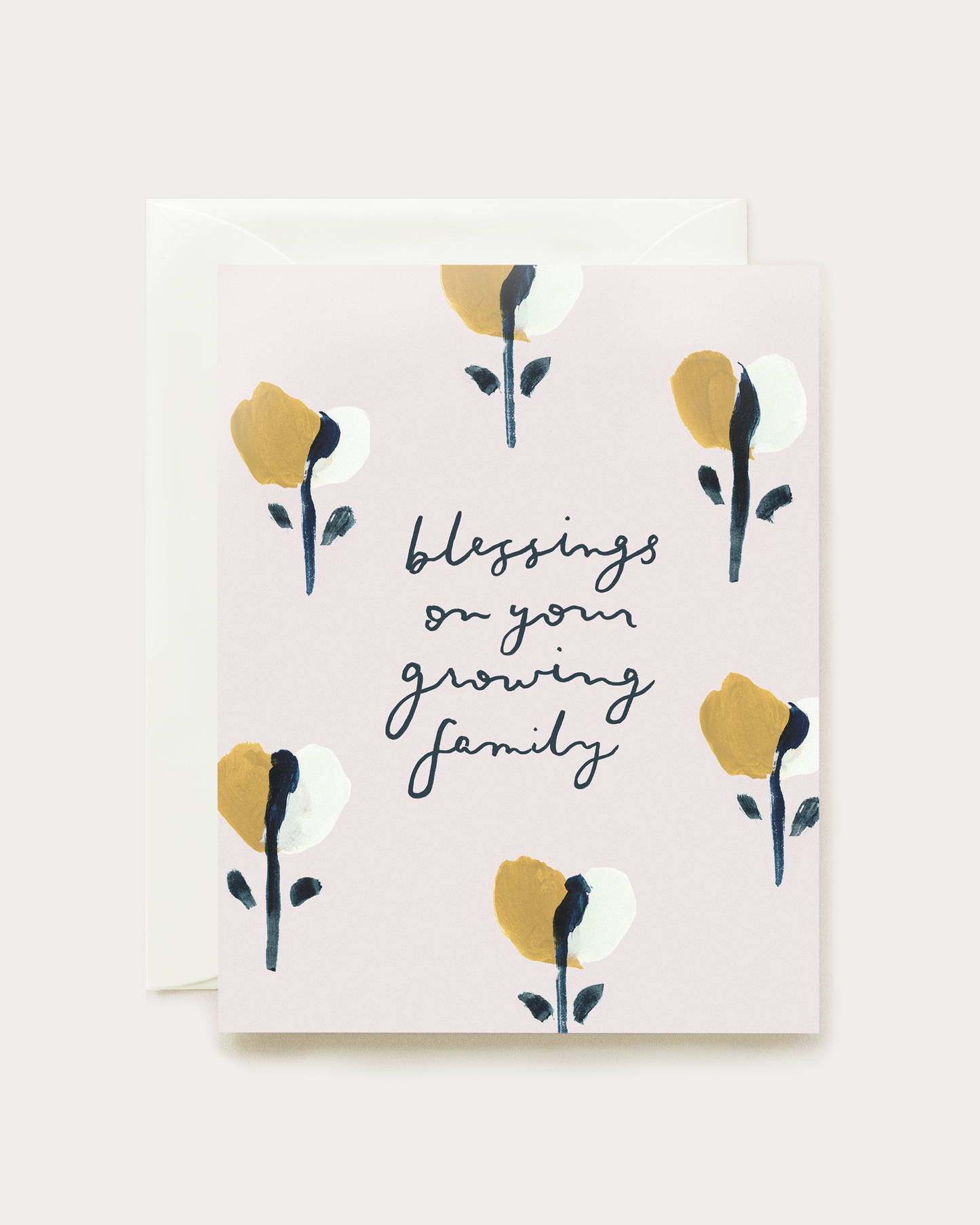 Blessings Growing Family Card